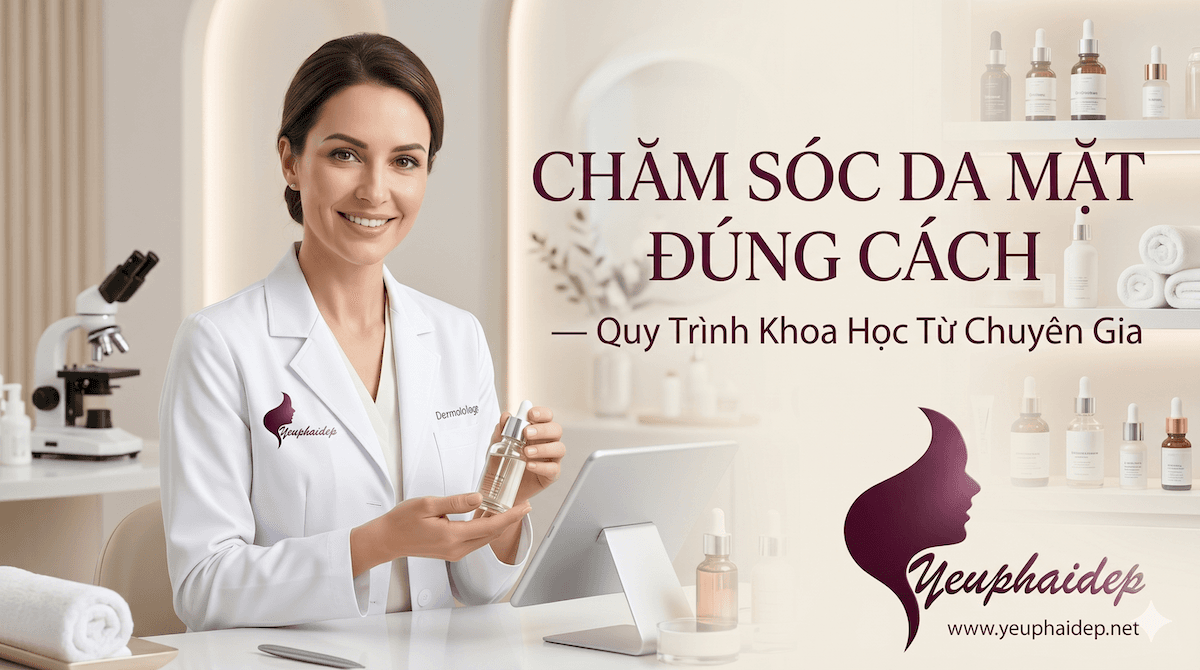 Chăm Sóc Da Mặt Đúng Cách — Quy Trình Chuẩn Khoa Học Cho Làn Da Khoẻ Đẹp