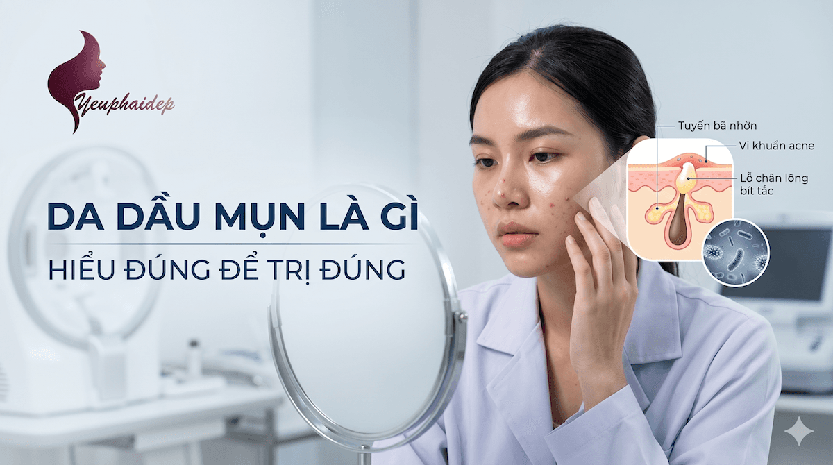 Da Dầu Mụn Là Gì — Hiểu Đúng Để Trị Đúng