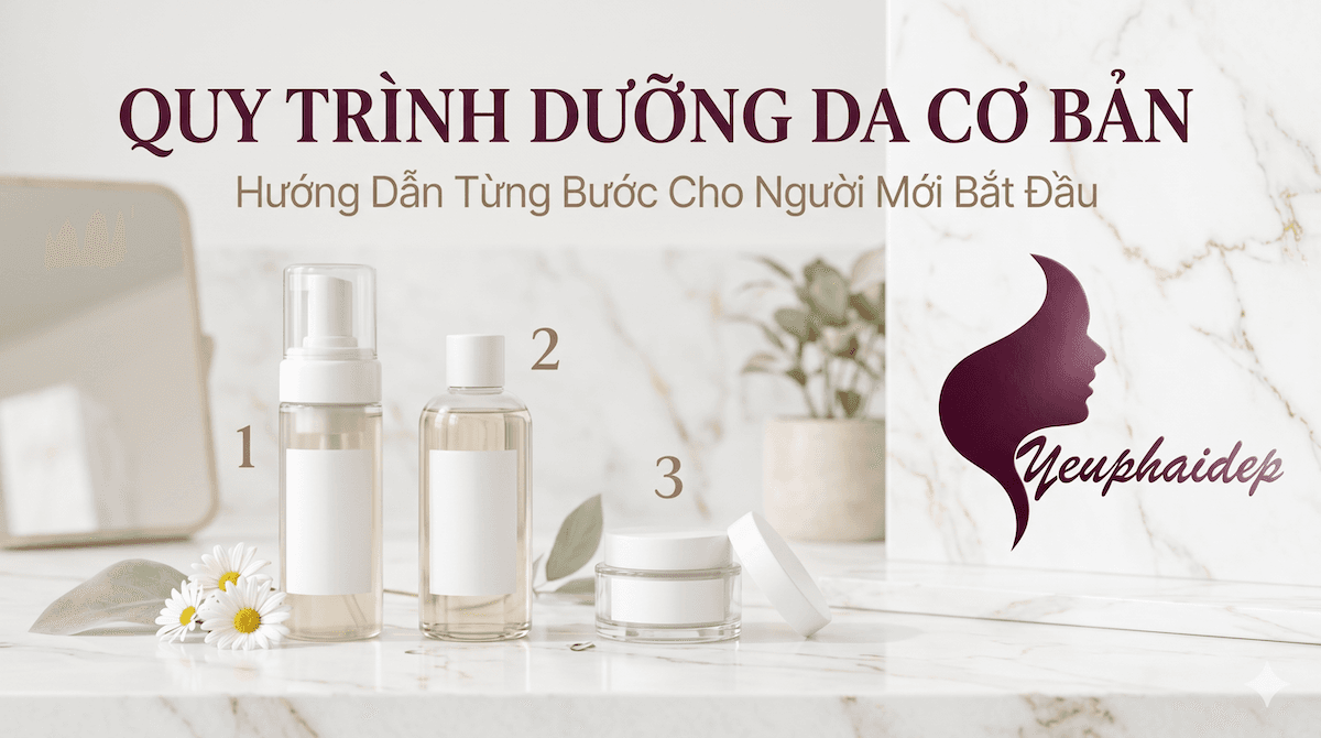 Quy Trình Dưỡng Da Cơ Bản – Hướng Dẫn Từng Bước Cho Người Mới Bắt Đầu