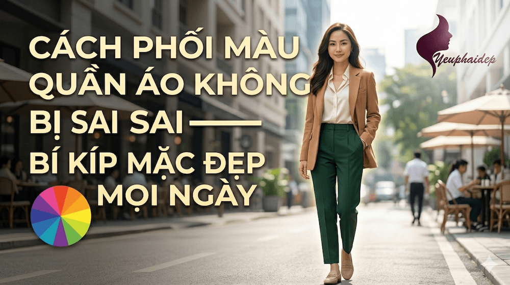 Cách Phối Màu Quần Áo Không Bị Sai — Bí Kíp Mặc Đẹp Mọi Ngày