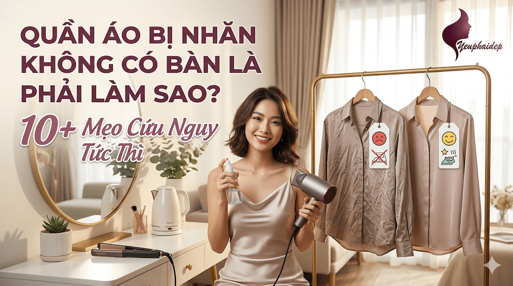 Quần Áo Bị Nhăn Không Có Bàn Là Phải Làm Sao? 10+ Mẹo Cứu Nguy Tức Thì