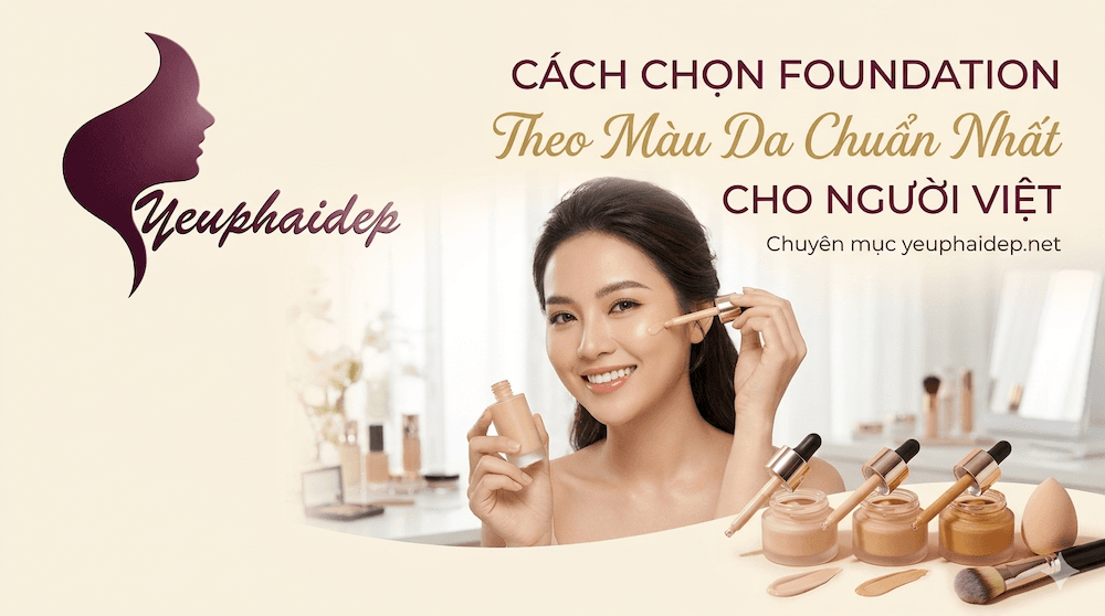 Cách Chọn Foundation Theo Màu Da Chuẩn Nhất Cho Người Việt