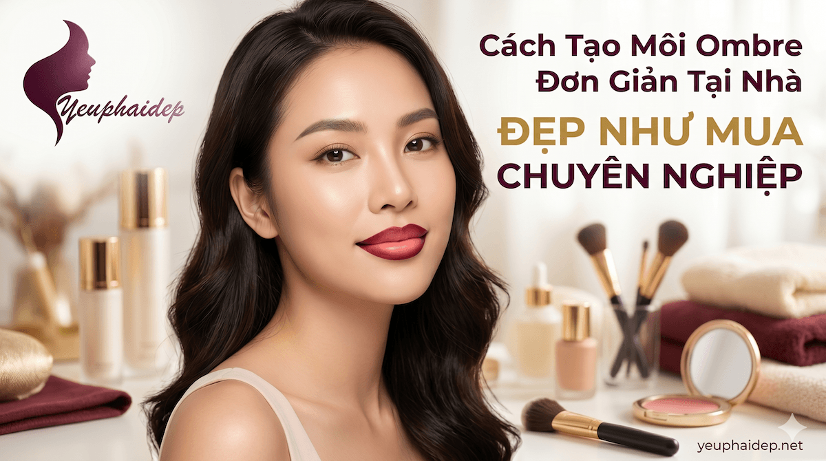 Cách Tạo Môi Ombre Đơn Giản Tại Nhà Đẹp Như MUA Chuyên Nghiệp
