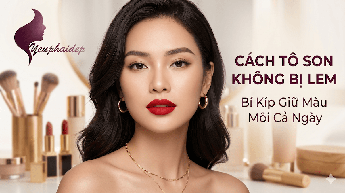 Cách Tô Son Không Bị Lem — Bí Kíp Giữ Màu Môi Cả Ngày