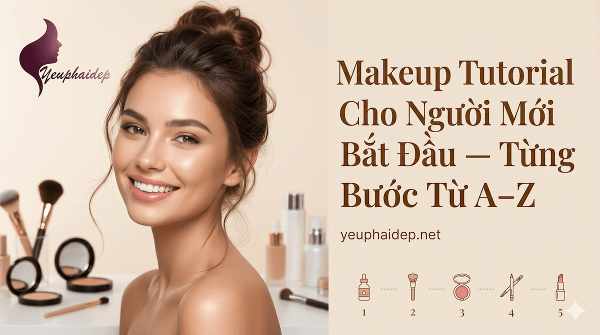 Makeup Tutorial Cho Người Mới Bắt Đầu — Từng Bước Từ A–Z