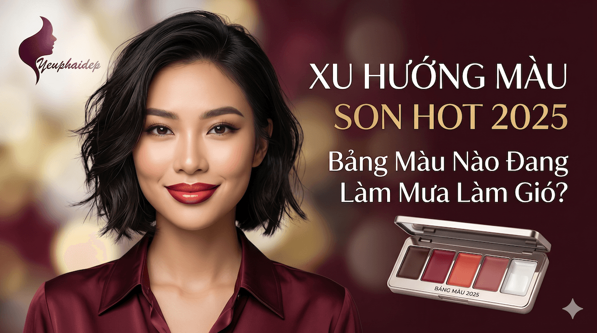 Xu Hướng Màu Son Hot 2025 — Bảng Màu Nào Đang Làm Mưa Làm Gió?