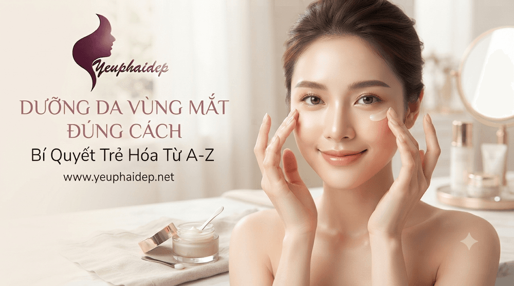 Dưỡng Da Vùng Mắt Đúng Cách: Bí Quyết Trẻ Hóa Từ A-Z