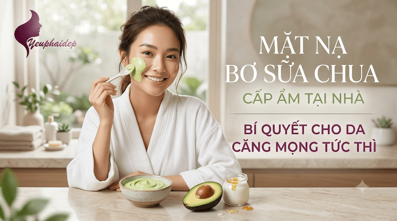 Mặt Nạ Bơ Sữa Chua Cấp Ẩm Tại Nhà: Bí Quyết Cho Da Căng Mọng Tức Thì