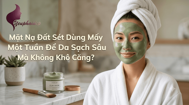 Mặt Nạ Đất Sét Dùng Mấy Lần Một Tuần Để Da Sạch Sâu Mà Không Khô Căng?