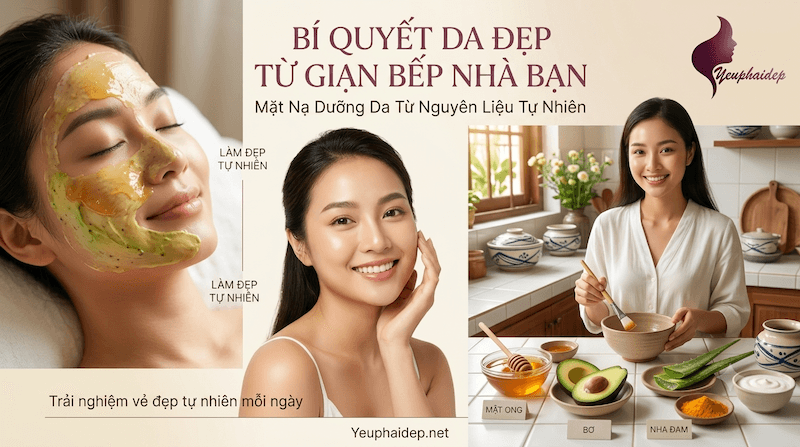Mặt Nạ Dưỡng Da Từ Nguyên Liệu Tự Nhiên: Bí Quyết Da Đẹp Từ Gian Bếp Nhà Bạn