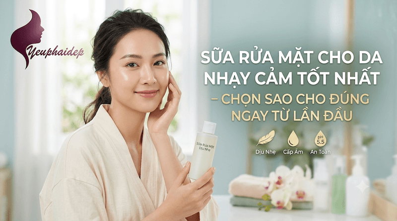 Sữa Rửa Mặt Cho Da Nhạy Cảm Tốt Nhất – Chọn Sao Cho Đúng Ngay Từ Lần Đầu