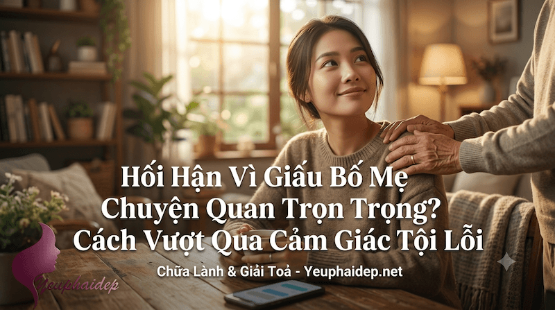 Hối Hận Vì Giấu Bố Mẹ Chuyện Quan Trọng? Cách Vượt Qua Cảm Giác Tội Lỗi