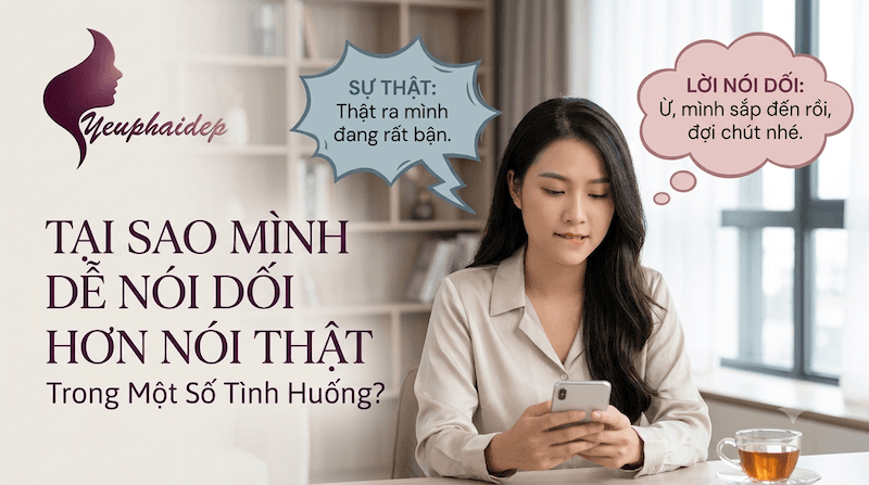 Tại Sao Mình Dễ Nói Dối Hơn Nói Thật Trong Một Số Tình Huống?