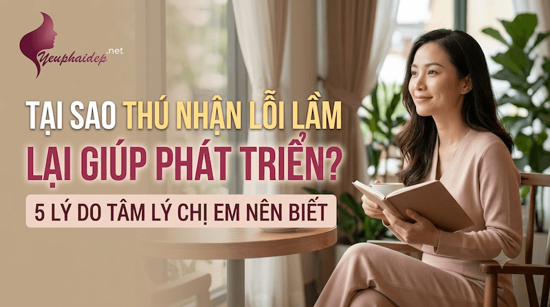 Tại Sao Thú Nhận Lỗi Lầm Lại Giúp Phát Triển? 5 Lý Do Tâm Lý Chị Em Nên Biết