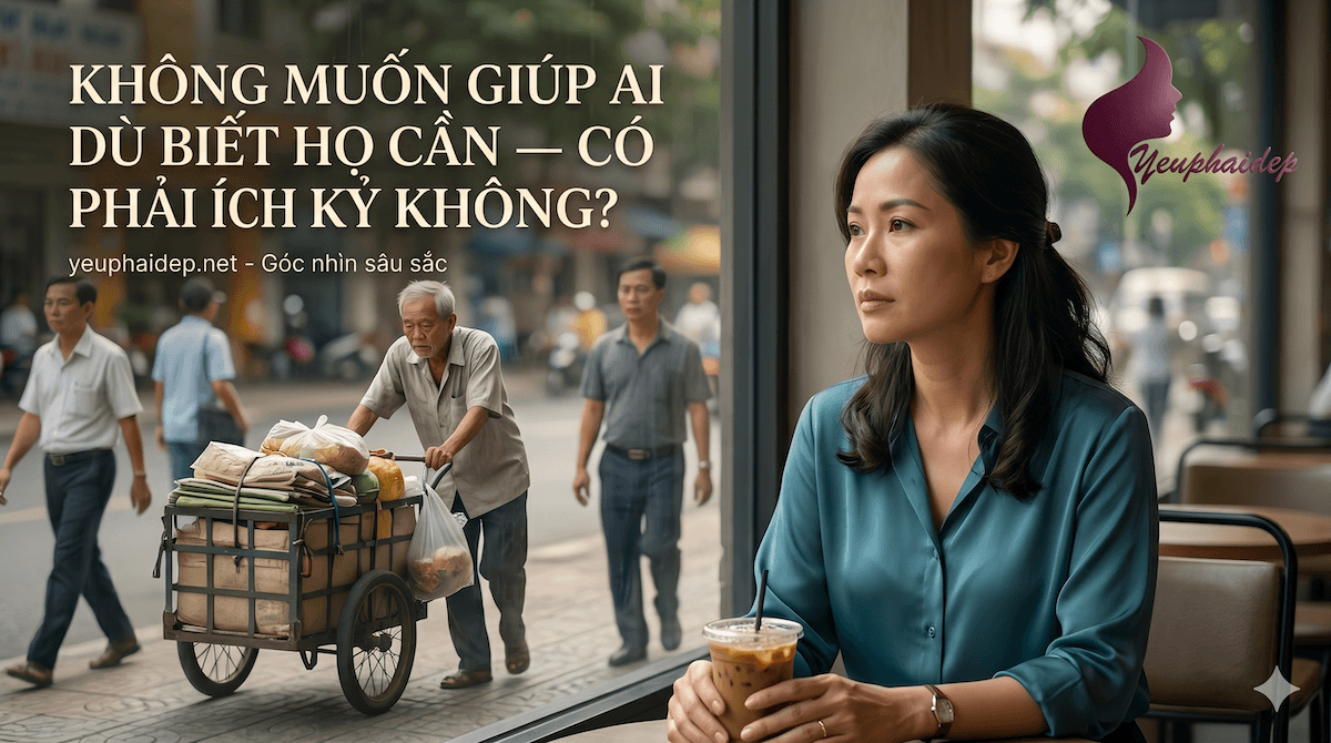 Không Muốn Giúp Ai Dù Biết Họ Cần — Có Phải Ích Kỷ Không?