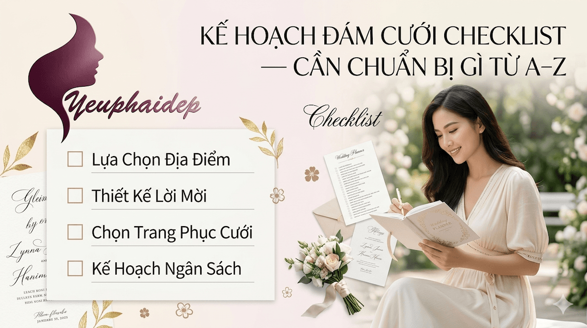 Kế Hoạch Đám Cưới Checklist — Cần Chuẩn Bị Gì Từ A–Z
