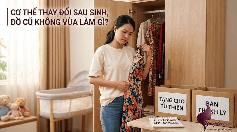 Cơ Thể Thay Đổi Sau Sinh, Đồ Cũ Không Vừa Làm Gì?