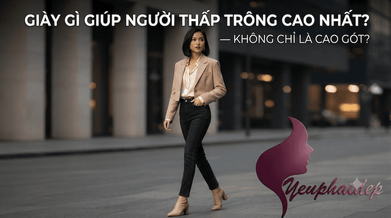 Giày Gì Giúp Người Thấp Trông Cao Nhất — Không Chỉ Là Cao Gót?