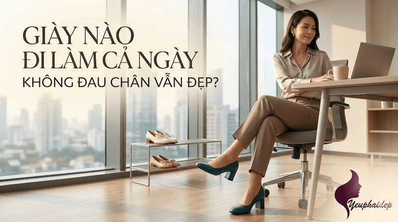 Giày Nào Đi Làm Cả Ngày Không Đau Chân Vẫn Đẹp?