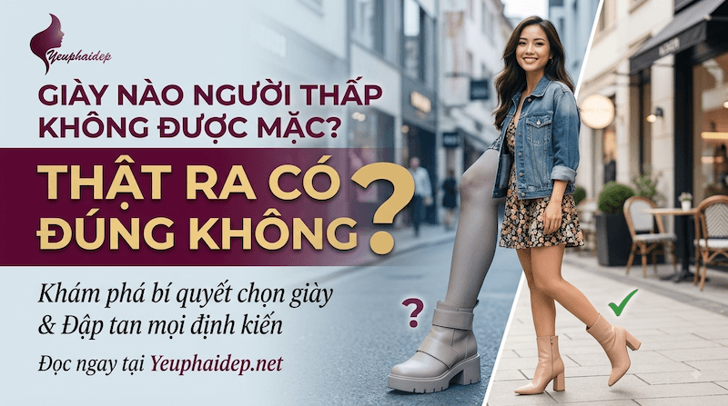 Giày Nào Người Thấp Không Được Mặc? Thật Ra Có Đúng Không?