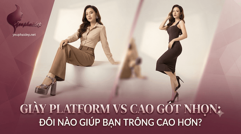Giày Platform vs Cao Gót Nhọn: Đôi Nào Giúp Bạn Trông Cao Hơn?
