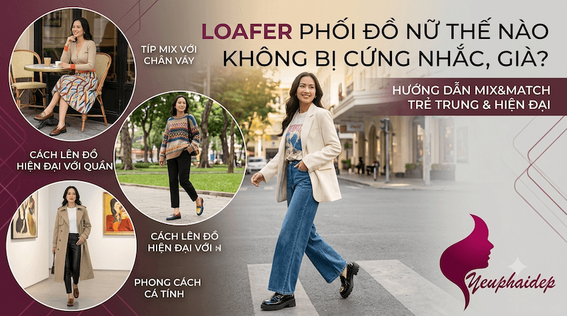 Loafer Phối Đồ Nữ Thế Nào Không Bị Cứng Nhắc, Già?