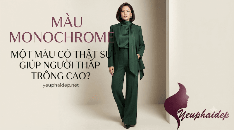 Màu Monochrome Một Màu Có Thật Sự Giúp Người Thấp Trông Cao?