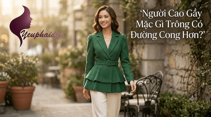 Người Cao Gầy Mặc Gì Trông Có Đường Cong Hơn?