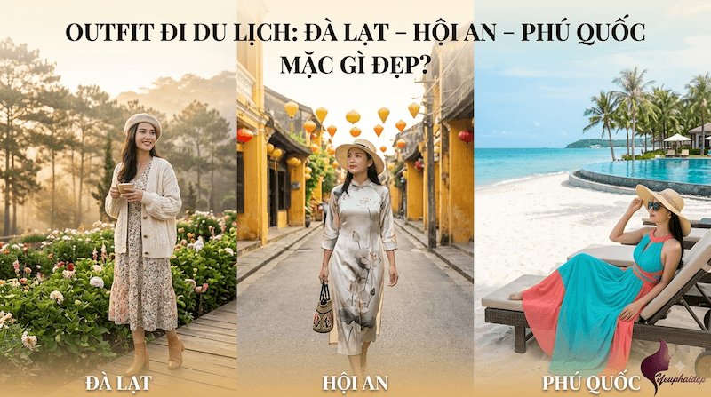 Outfit Đi Du Lịch Đà Lạt – Hội An – Phú Quốc Mặc Gì Đẹp?