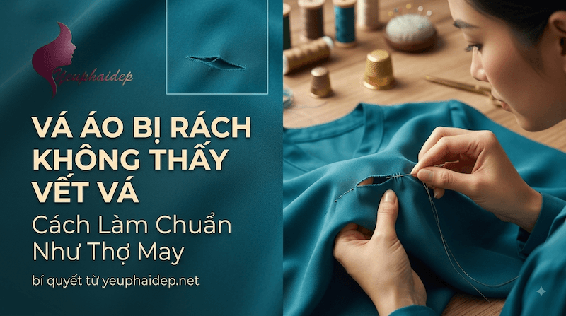 Vá Áo Bị Rách Không Thấy Vết Vá – Cách Làm Chuẩn Như Thợ May