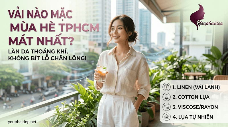 Vải Nào Mặc Mùa Hè TPHCM Mát Nhất, Không Bít Lỗ Chân Lông?