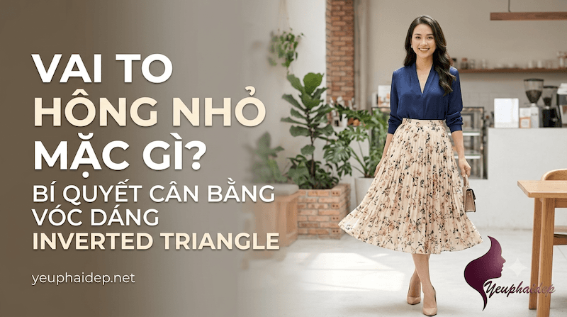 Vai To Hông Nhỏ Mặc Gì Để Cân Bằng Vóc Dáng Inverted Triangle?