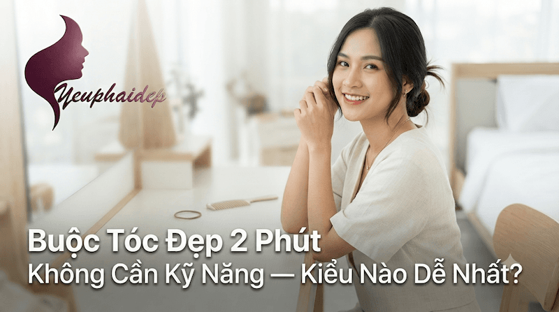 Buộc Tóc Đẹp 2 Phút, Không Cần Kỹ Năng — Kiểu Nào Dễ Nhất?