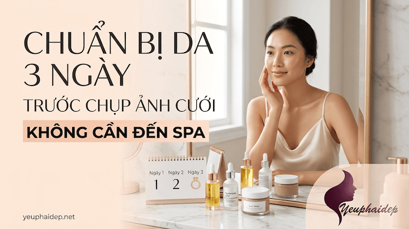Chuẩn Bị Da 3 Ngày Trước Chụp Ảnh Cưới, Không Cần Đến Spa