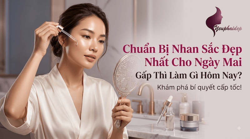 Chuẩn Bị Nhan Sắc Đẹp Nhất Cho Ngày Mai — Gấp Thì Làm Gì Hôm Nay?