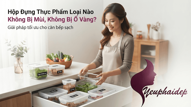 Hộp Đựng Thực Phẩm Loại Nào Không Bị Mùi, Không Bị Ố Vàng?