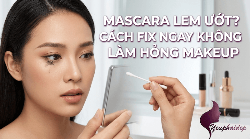 Mascara Lem Ướt? Cách Fix Ngay Không Làm Hỏng Makeup