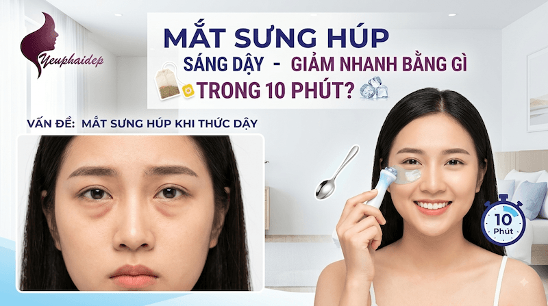 Mắt Sưng Húp Sáng Dậy Giảm Nhanh Bằng Gì Trong 10 Phút?