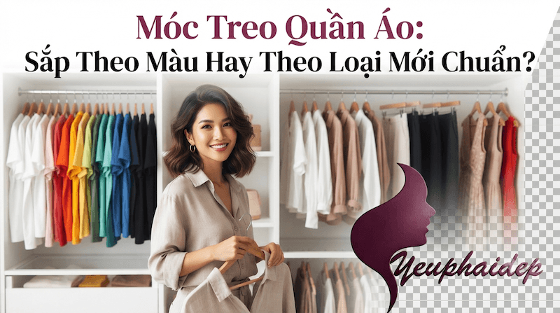 Móc Treo Quần Áo: Sắp Theo Màu Hay Theo Loại Mới Chuẩn?