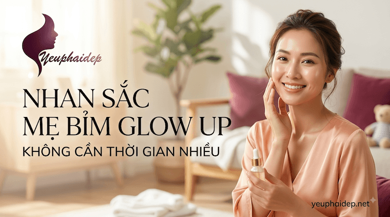 Nhan Sắc Mẹ Bỉm Glow Up Không Cần Thời Gian Nhiều