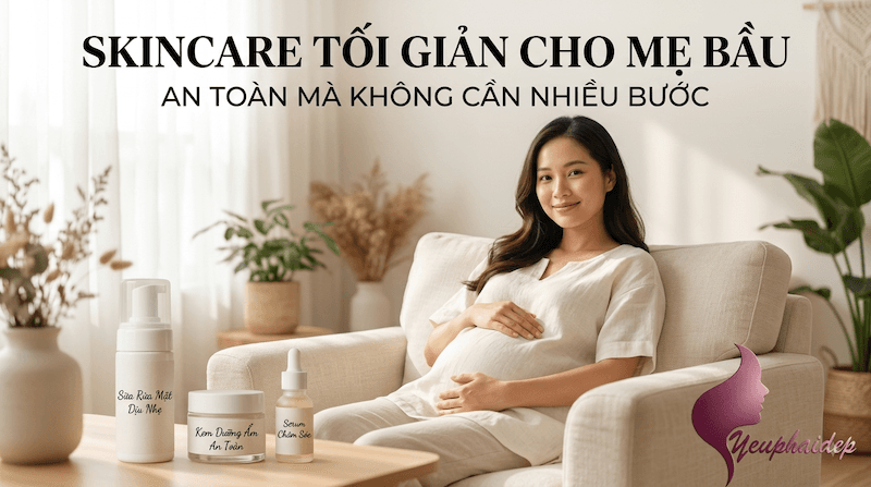 Skincare Tối Giản Cho Mẹ Bầu: An Toàn Mà Không Cần Nhiều Bước
