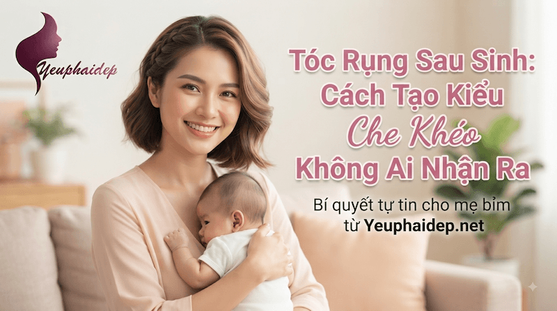 Tóc Rụng Sau Sinh: Cách Tạo Kiểu Che Khéo Không Ai Nhận Ra