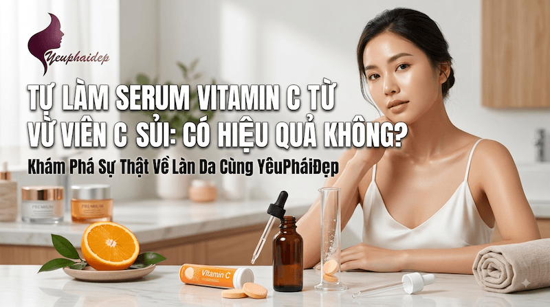 Tự Làm Serum Vitamin C Từ Viên C Sủi Có Hiệu Quả Không?