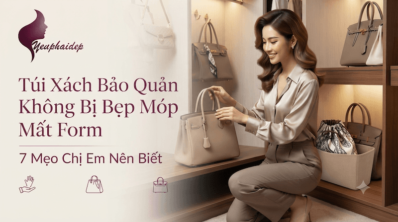 Túi Xách Bảo Quản Không Bị Bẹp Móp Mất Form – 7 Mẹo Chị Em Nên Biết