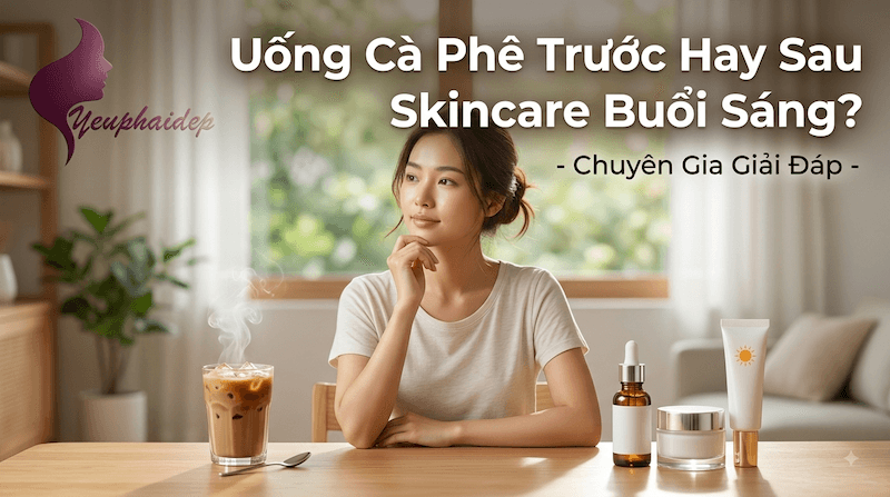 Uống Cà Phê Trước Hay Sau Skincare Buổi Sáng? Chuyên Gia Giải Đáp