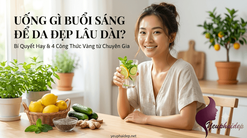 Uống Gì Buổi Sáng Để Da Đẹp Lâu Dài? Bí Quyết Hay