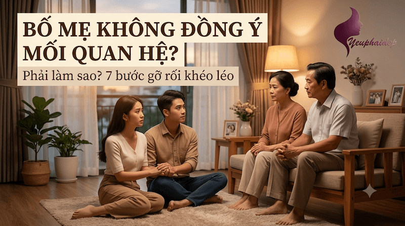 Bố mẹ không đồng ý mối quan hệ phải làm sao? 7 bước gỡ rối khéo léo