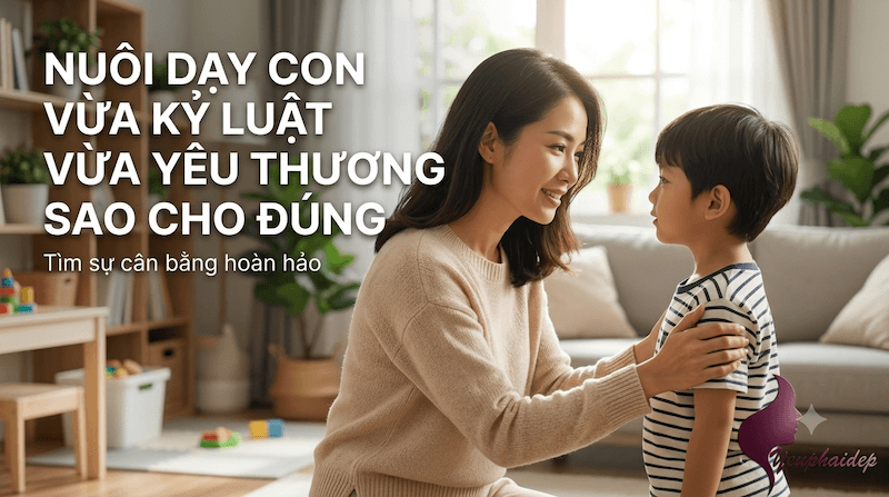Nuôi Dạy Con Vừa Kỷ Luật Vừa Yêu Thương Sao Cho Đúng
