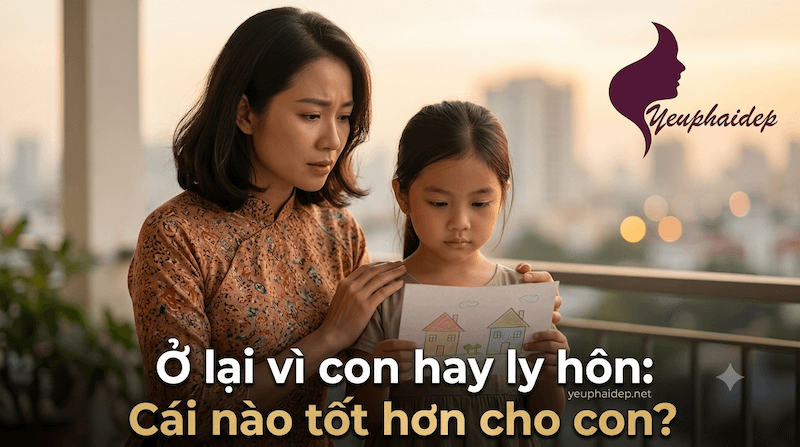 Ở lại vì con hay ly hôn: Cái nào tốt hơn cho con?