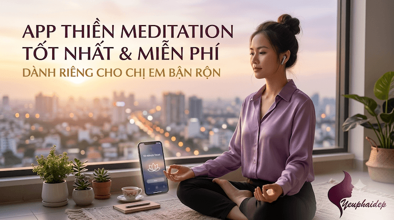 App Thiền Meditation Tốt Nhất Miễn Phí Cho Chị Em Bận Rộn